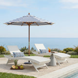 All Weather Outdoor Wicker Chaise Lounge (set of 2)