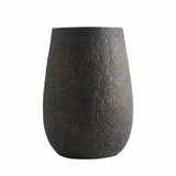 19.7” Decorative Round Planter with Bronze Rust Finish 1 Pack