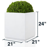 Metallic Heavy Cube Planter Box – Seamless, Durable & Fully Assembled