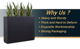 Modern Metal Planter Box – Fully Assembled, Durable & Weather-Resistant