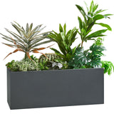Modern Metal Planter Box – Fully Assembled, Durable & Weather-Resistant