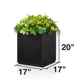 Metallic Heavy Cube Planter Box – Seamless, Durable & Fully Assembled