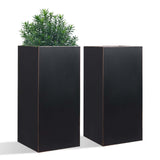 Metallic Tall Planter Set (2 Pack)