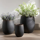 Round Concrete Planter Set (3 Pack)