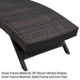 All Weather Outdoor Wicker Chaise Lounge (set of 2)