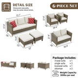 6-Piece Outdoor Patio Furniture Set