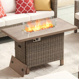 Modular Outdoor Patio Conversation Set