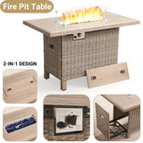 Modular Outdoor Patio Conversation Set