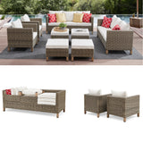 8-Piece Outdoor Patio Conversation Set