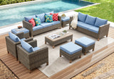 9-Piece Outdoor Patio Conversation Set