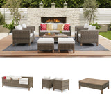 8-Piece Outdoor Patio Conversation Set