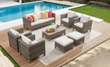 8-Piece Outdoor Patio Conversation Set