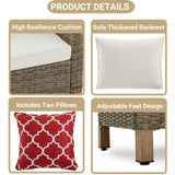 8-Piece Outdoor Patio Conversation Set