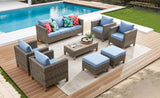 8-Piece Outdoor Patio Conversation Set