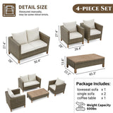 4-Piece Outdoor Patio Furniture Set