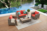 4-Piece Outdoor Patio Furniture Set