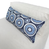 Outdoor Bean Bag Lounger Sofa with Pillow & Side Pocket, All-Weather Patio Lounge Chair for Poolside, Garden & Deck