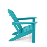 2PCS Plastic Resin Adirondack Chair for Outdoor Patio Lawn HDPE All Weather Resistant