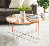 Ingwald Glass Top Drum End Table