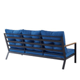 Dresden Metal 4 - Person Seating Group with Cushions